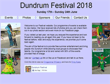 Tablet Screenshot of dundrumfestival.ie